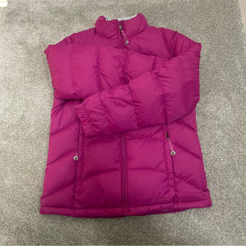 Pink L.L Bean Puffer Jacket